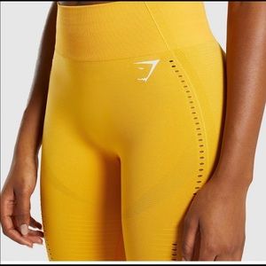 Gymshark yellow gold leggings